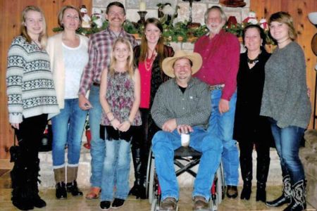 Jerry and family, Christmas 2013