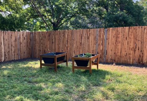 Custom-cut 1" cedar planks make a beautiful privacy fence with triple the longevity.